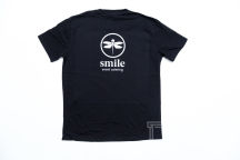 Черные футболки с логотипом «Smile»